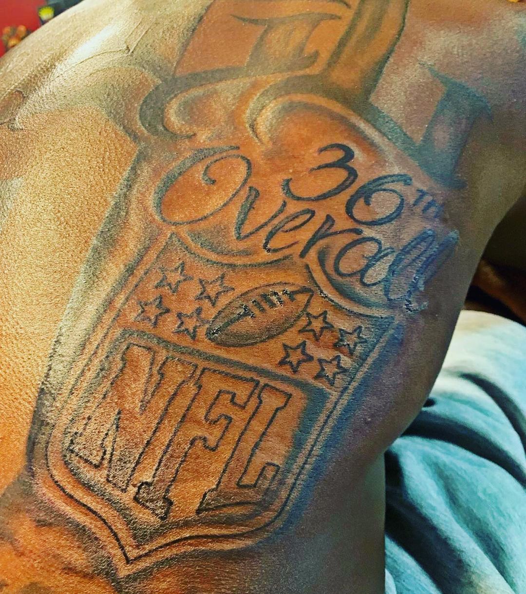 Tatouage Deebo NFL