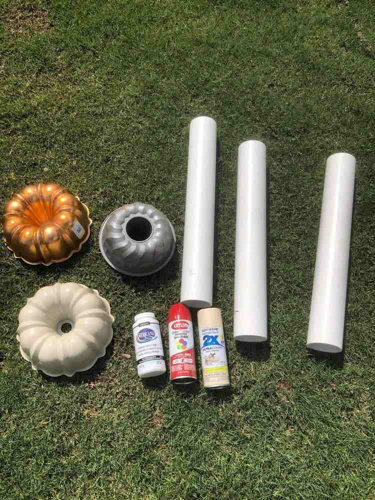 Materiale pentru realizarea ciupercilor decorative pentru grădină