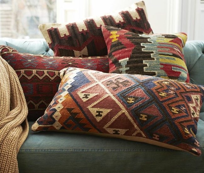 Tapițerie din denim cu model de sufragerie