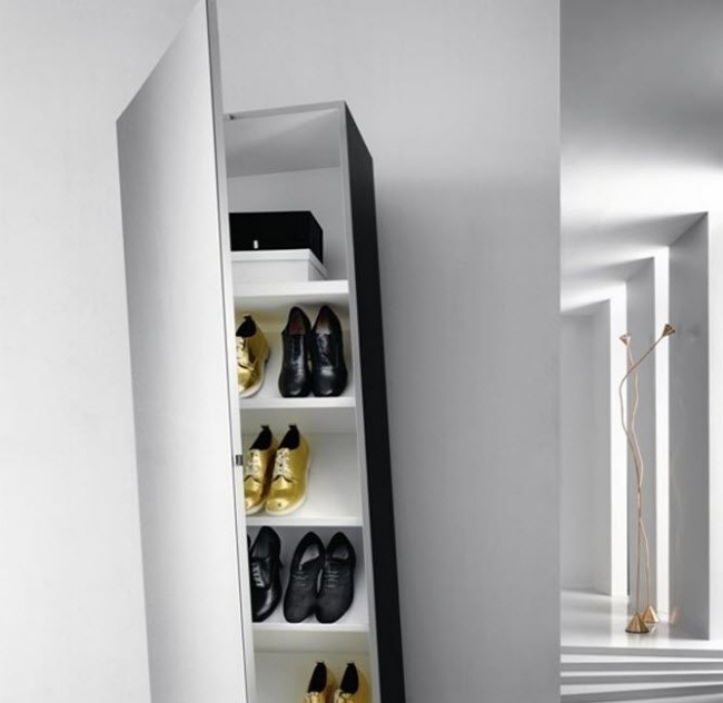 Mobilier modern pentru oglindă, oglindă pentru încălțăminte, design mobilier hol