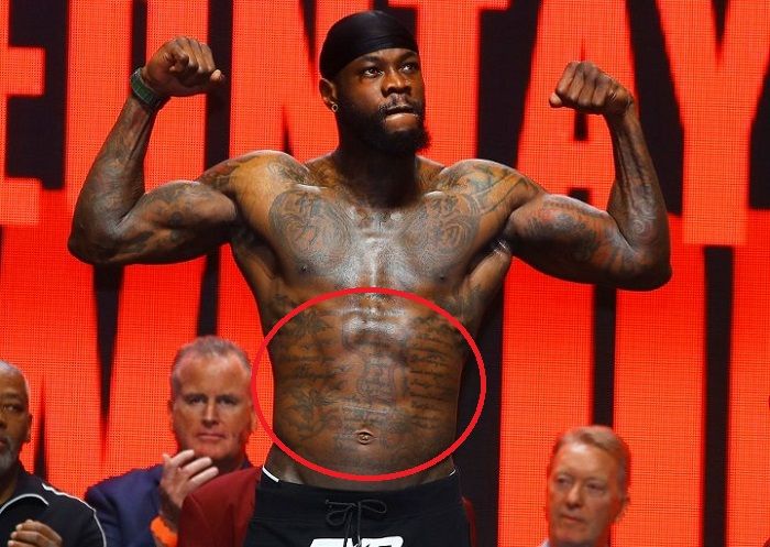 deontay wilder-scritture spirituali tatuaggio