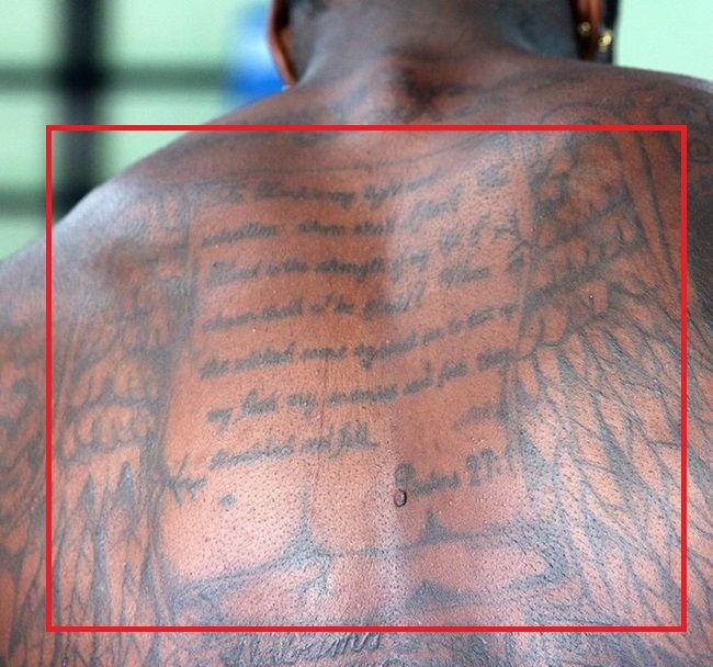 deontay wilder-salmo 27 tatuaggio