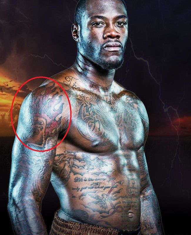 tatuaggio ragazzo deontay wilder-bama