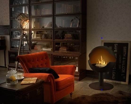 Globe-Vauni-șemineu-modern-free-standing