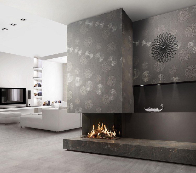 modern-șemineu-gaz-lemn-sticlă-cutie-living-gri-tapet-FAIRO-ECO-PRESTIGE-85