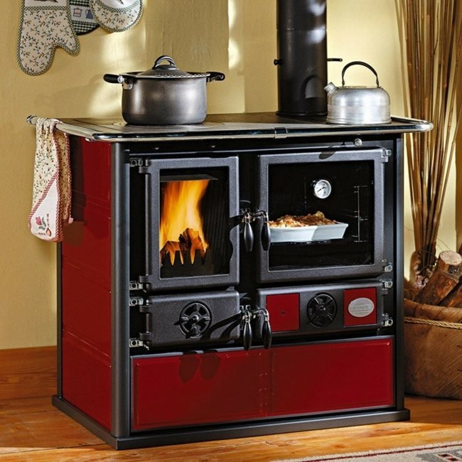 aragaz traditional rosu negru practic roșu negru practic încălzire care economisește spațiu