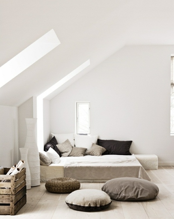 Decor scandinav camera tineretului culori neutre Amenajarea designului culorilor neutre pentru camera de tineret