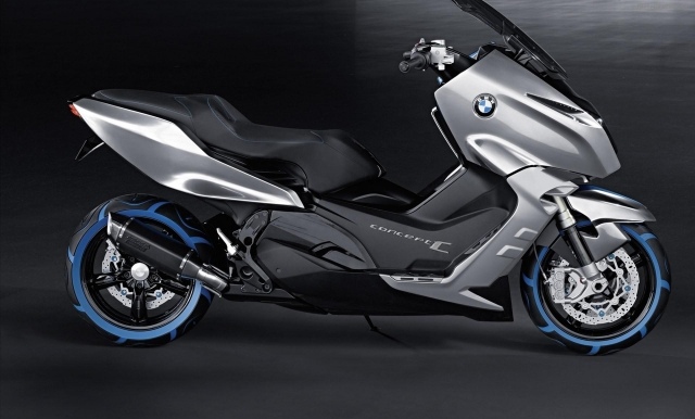 BMW Roller Concept C 2010 partea dreaptă1 BMW Scooter C 2010 partea dreaptă1