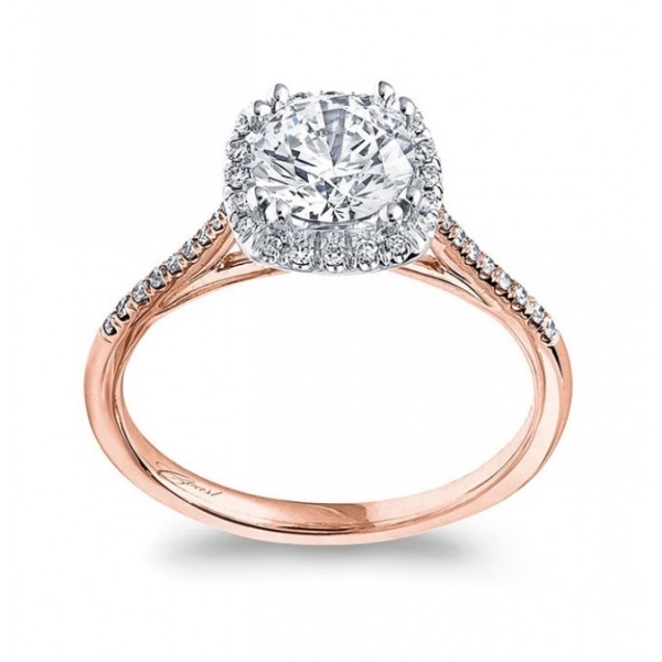 diamante de logodna din aur roz