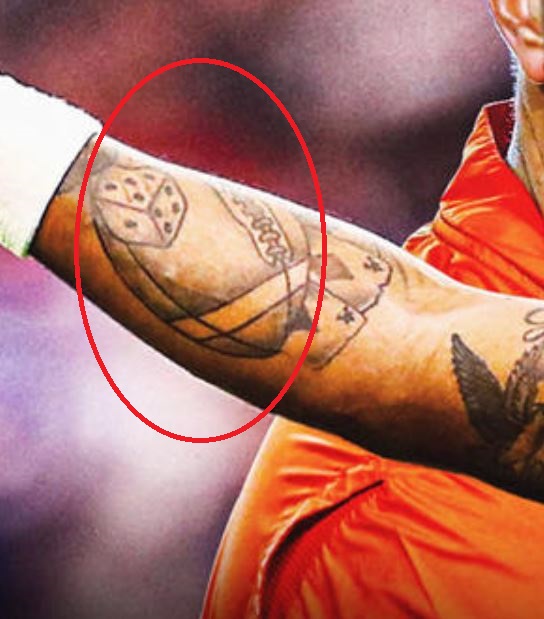 Tatouage de boule de Deshaun