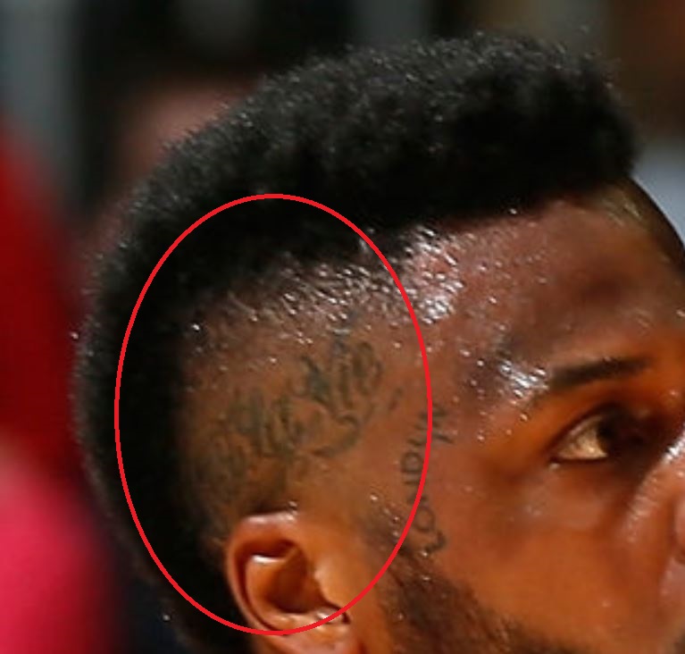 Tatuaggio sulla testa di DeShawn