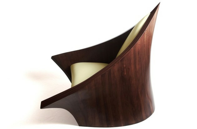 Fotoliu cadru din lemn mobilier modern tapițat perne de scaune Cadru mobilier tapițat modern perne scaun aspect arhitectural