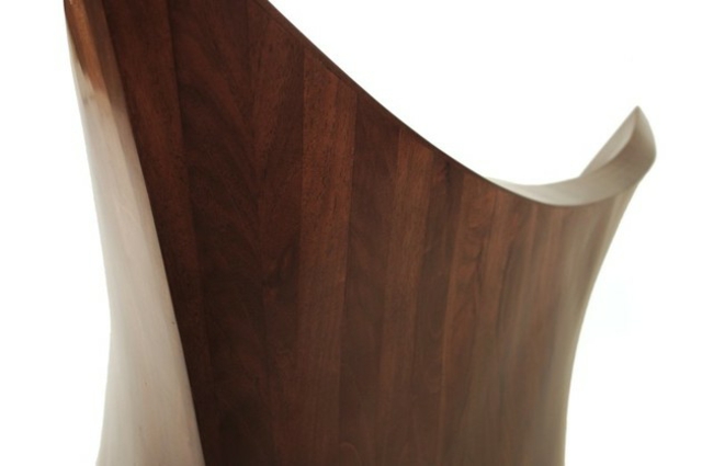 Spătar fotoliu lemn modern designer italian Spătar din lemn mobilier modern de designer italian