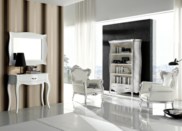 Raft oglindă perete raft mobilier tapițat cu perete negru Raft de perete tapet negru tapet tapițat cu benzi de mobilier