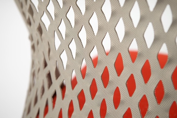 scaun designer de structură netă de Benjamin Hubert