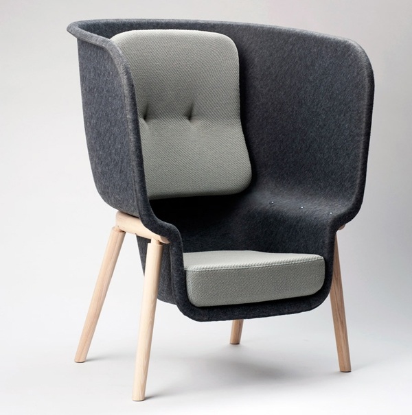 spătar scaun mobilier de designer de Benjamin Hubert
