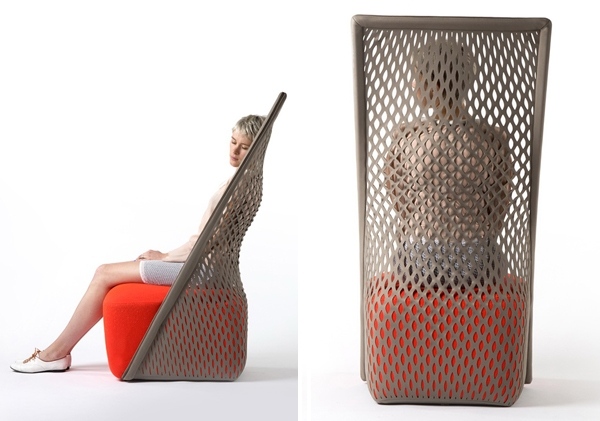 scaun de design cu funcție hamac de Benjamin Hubert