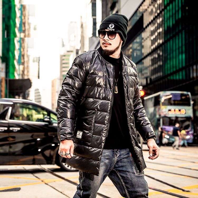 tendințele modei bărbați 2017-2018-jachetă-puf-lungă