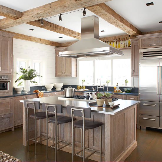 materiale pentru blaturi de bucatarie design rustic