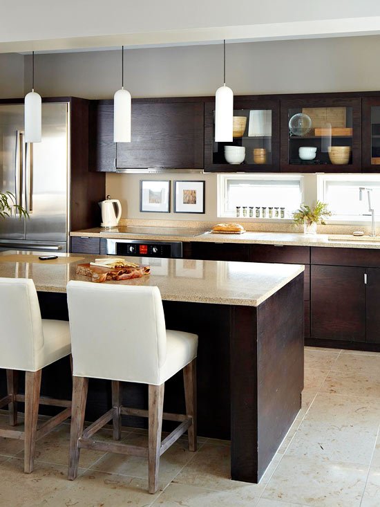 materiale pentru blaturi de bucătărie lucioasă suprafață