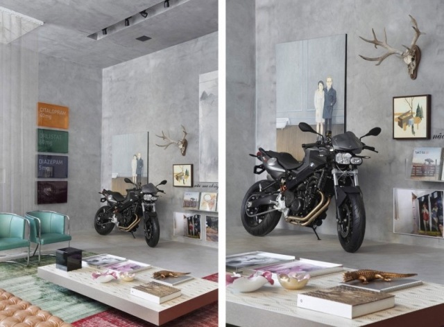 Decorarea accesoriilor pentru motociclete la domiciliu - design atractiv-eclectic