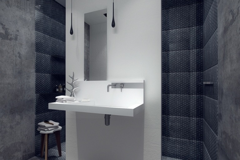 Echipament complet modern pentru baie - lavoar Lavoar de baie cu echipament complet modern