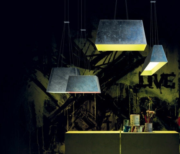 Lampă suspendată din metal masă de grădină designer elegant Lampă suspendată masă de grădină lămpi de designer elegante Italia