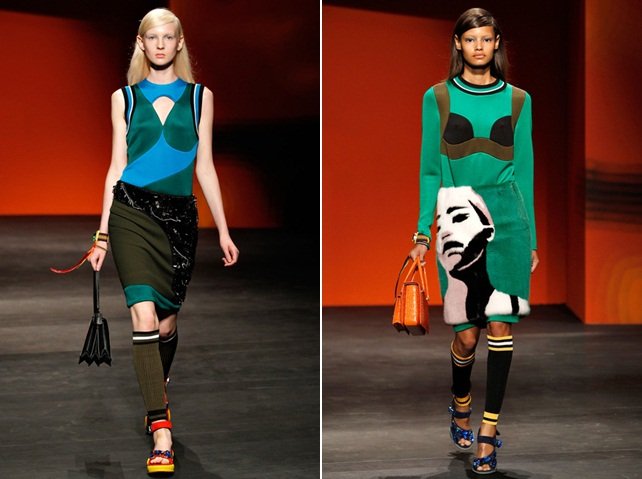 culori la moda verde smarald rochii moderne negre