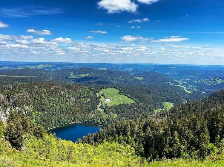 Feldberg în Pădurea Neagră, cei mai înalți munți din Germania