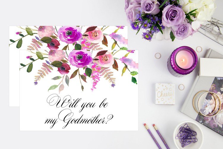 Cereți nașilor să vopsească singuri o felicitare