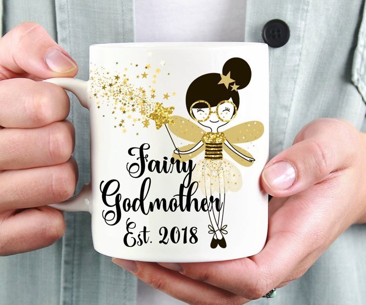 Cereți nașilor să aibă deprimat cana cadou