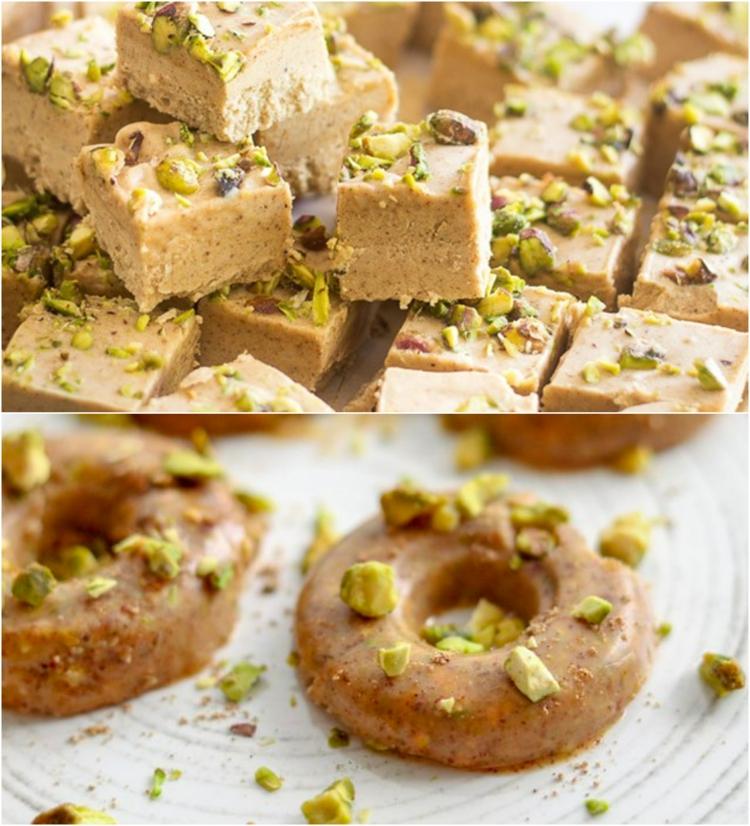 lămâie chai unt de migdale pisacias rețetă vegană keto grăsime bombe