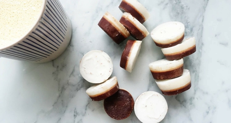 keto grăsime bombe tahini cacao ulei de nucă de cocos rețetă ulei de semințe de struguri