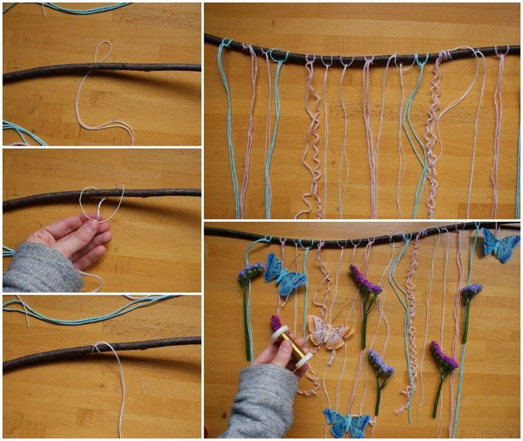 Fereastra de decorare a primăverii faceți-vă instrucțiuni de ramificație
