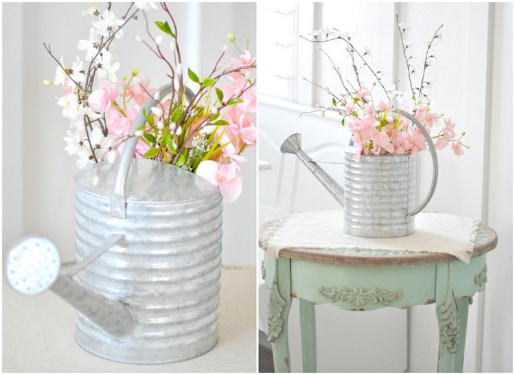Idee pentru frumoase decorațiuni de primăvară într-un vas de udat