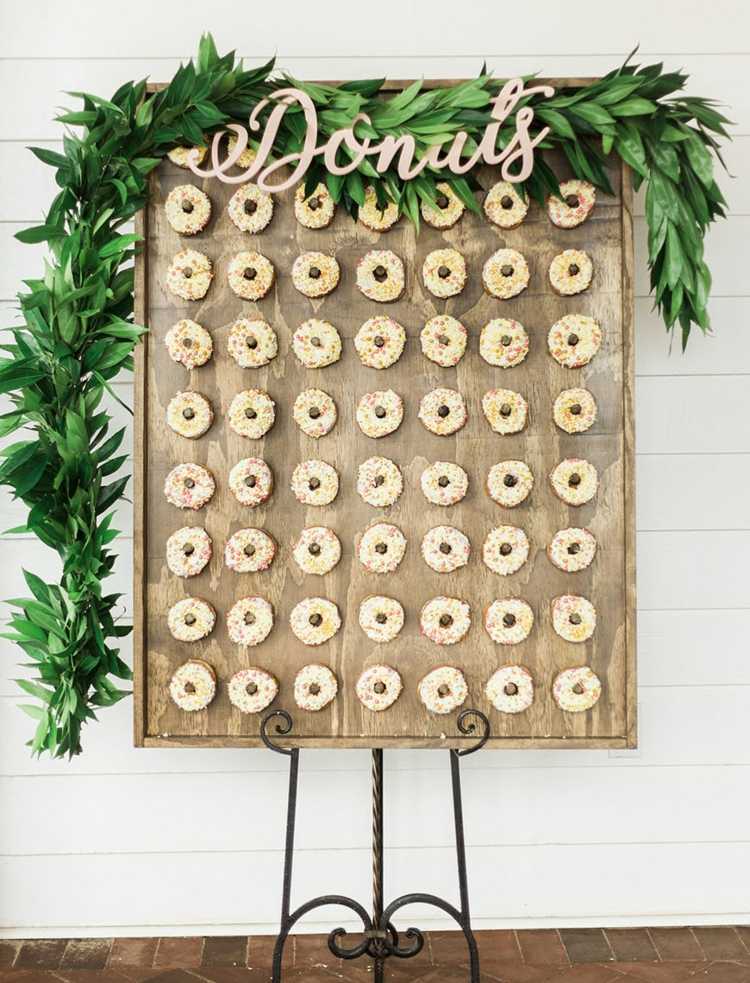 Idee pentru nunți și petreceri cu gogoși în loc de tort