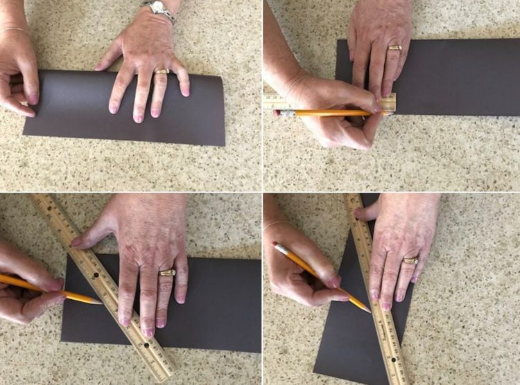 Instrucțiuni pentru plierea și tăierea hârtiei pentru un zmeu cascador ca decor de fereastră