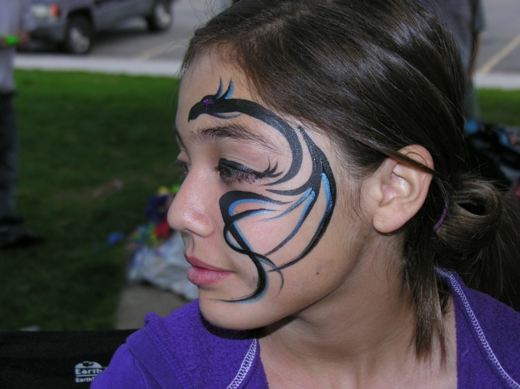 idei machiaj carnaval adult dragon chinezesc