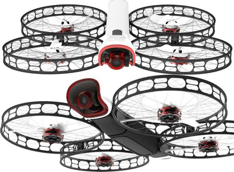 Drona cu cameră și patru elice îți filmează aventurile Cameră cu drone-patru-elice-controlate de aplicație
