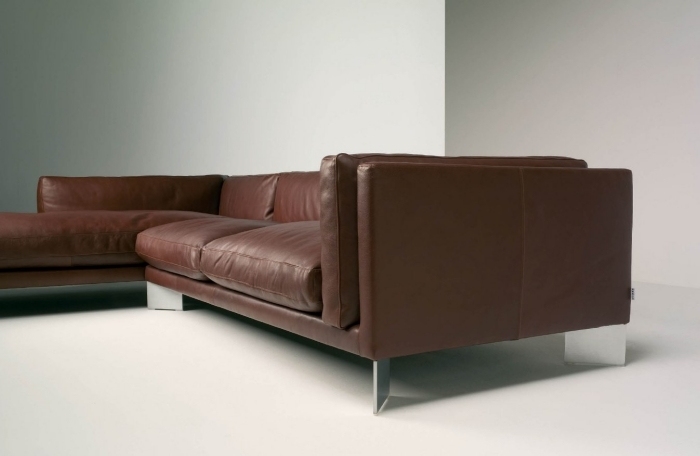 Canapea de colț din piele, design moale de bancă cu linii clare Canapea-colț-piele-canapea-colț-cu-funcție-de-dormit-design-banc-moale