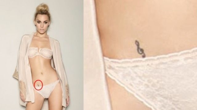 Tatuagem de clave de sol de Edurne