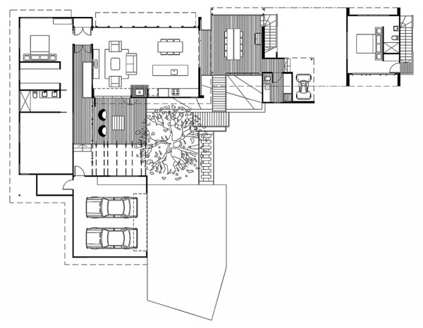 Storrs Road Residence - Plan arhitectural durabil Reședință Storrs Road cu plan arhitectural durabil