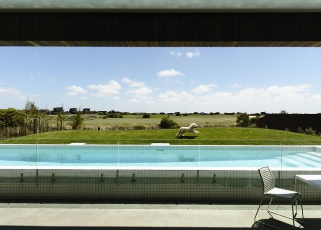 torquay solid house australia vedere la piscină clădire rezidențială torquay australia vedere la piscină