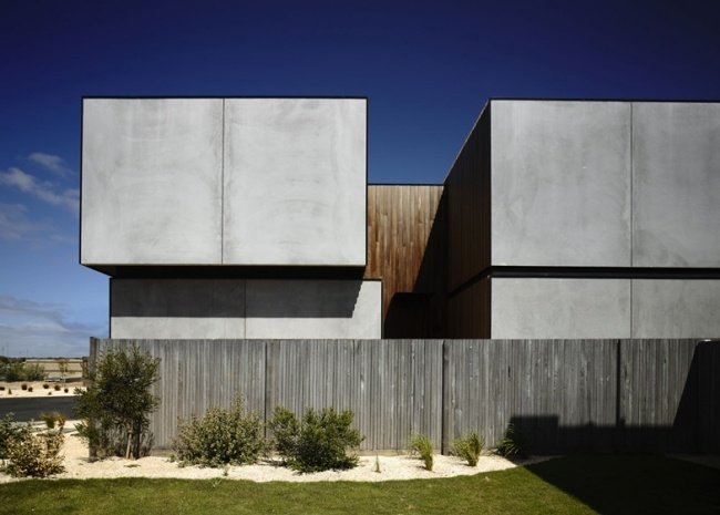 casa robustă din lemn gard de beton beton de gard din lemn masiv robust