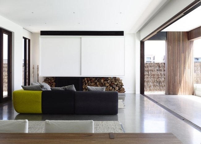 casa solida australia living semineu din lemn șemineu modern din lemn australian șemineu din lemn