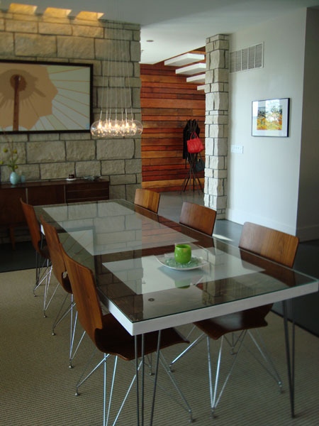 perete de piatră kansas arhitectură prietenoasă casă ecologică - design interior