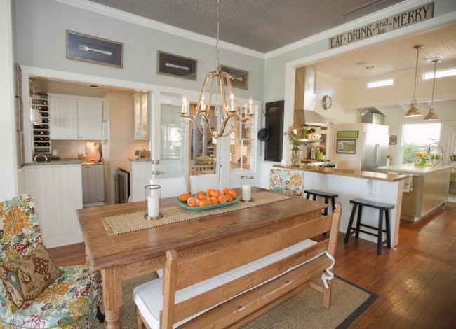 Bancă de bucătărie mobilier stil rustic insulă de bucătărie modernă Mobilier de bucătărie modernă insulă deschisă la culoare