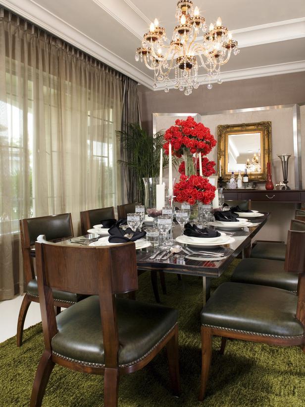 mobilier sufragerie în stil victorian combinație modernă