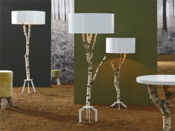 lămpile bleu nature proiectează elemente din lemn design lampă bleu nature cu elemente din lemn