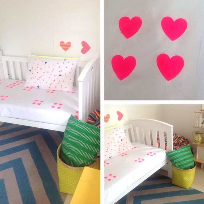 Lenjerie de pat pentru copii și accesorii-decor inimă de Bramwell Design accesorii pentru camere pentru copii-inimi-motive-alb-canapea pentru copii-Bramwell-Designs